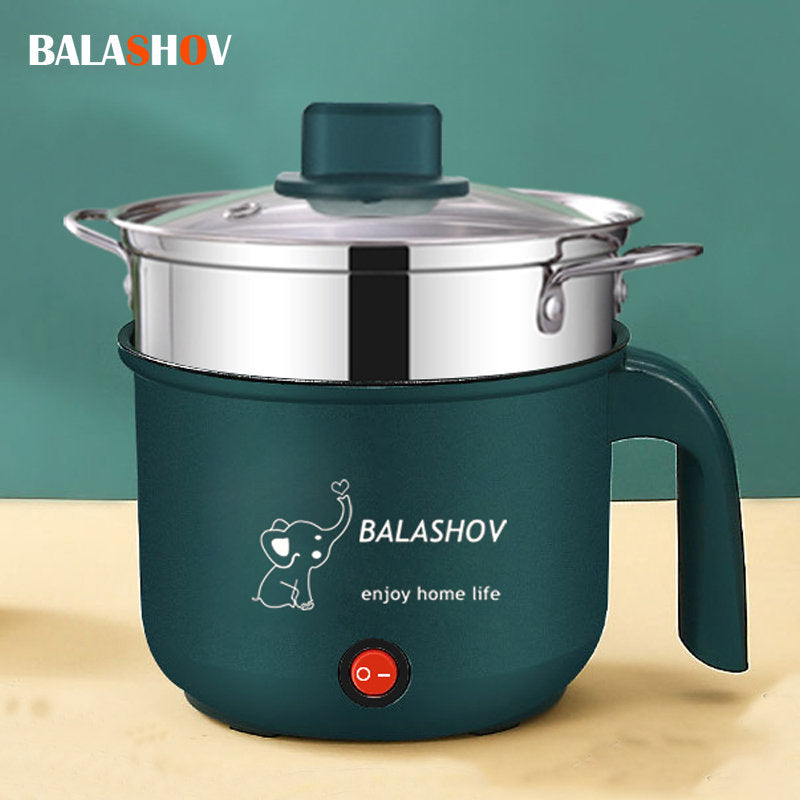 Bluesky 0.8 L Mini Rice Cooker!! Portable Travel Steamer Small, Removable  Non-stick Pot, Keep Warm, Suitable For 1 Person - For Cooking…