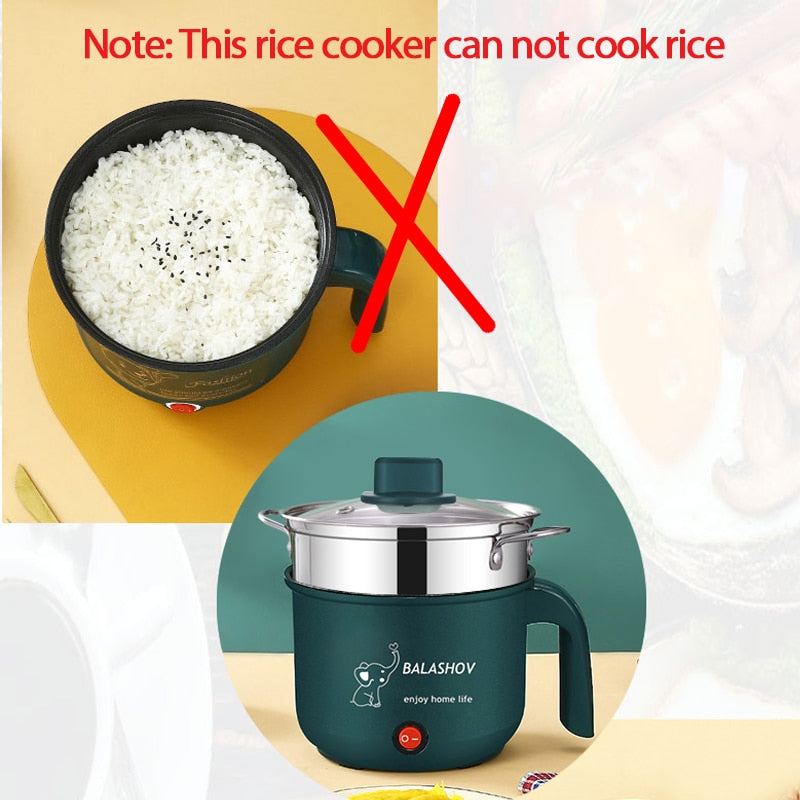 Electric Cooker Pot Mini Non-stick Cooking Machine – Essential