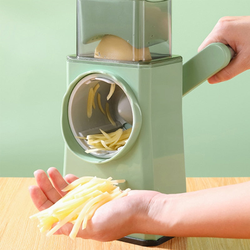 Manual Rotary Cheese Grater White
